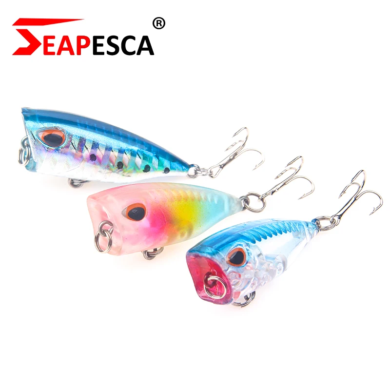 SEAPESCA Поппер рыболовная приманка 35 мм 3 2 г искусственная Professional жесткая 3D глаз