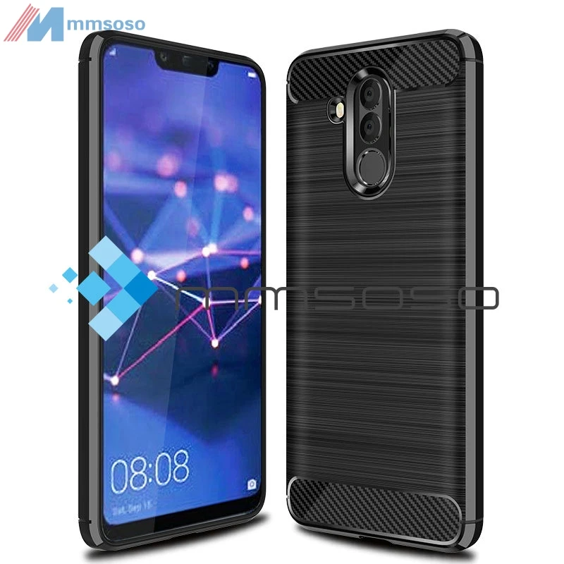 Карбоновый чехол для huawei mate 20 Lite, чехол для mate 20 Lite, силиконовый бампер, мягкий чехол Huaiwe mate 20 Lite, защитный чехол для телефона