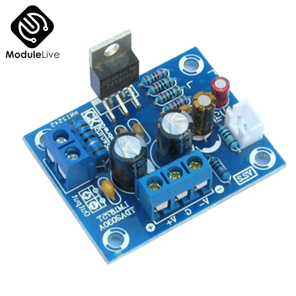 20 Вт HIFI моно канал 1CH LM1875T стерео аудио усилитель плата модуль DIY Kit|Детали и