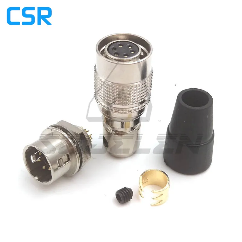 Hirose соединитель 6pin муфта HR10A 7P 6s/HR10A 7R 6p штепсельная вилка и розетка|Соединители| |