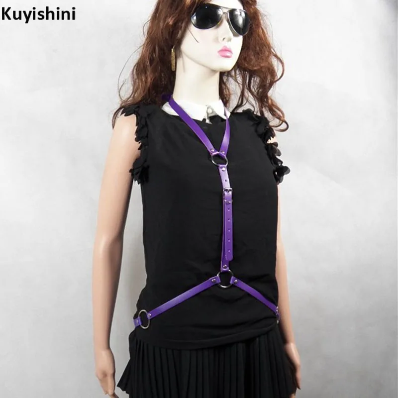 Сексуальный Хип Хоп Ночной клуб ремень ремни Боди бандаж на подтяжках украшения