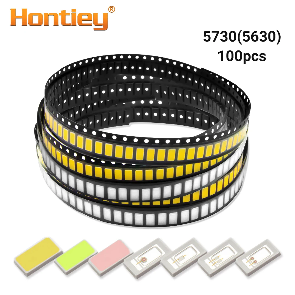 Светодиодный диодный светильник Hontiey SMD 5730/5630 теплый белый синий красный зеленый
