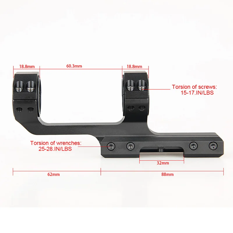 

Free Shipping Tactical airsoft Rifle Scope Mount 1Inch or 1.18Inch Fits 21.2mm Rail for airguns outdoor hunting GZ24-0201