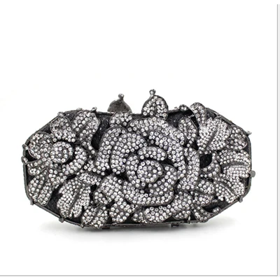 Женская вечерняя металлическая сумочка клатч с кристаллами|hand bag|handbag purseblue clutch |