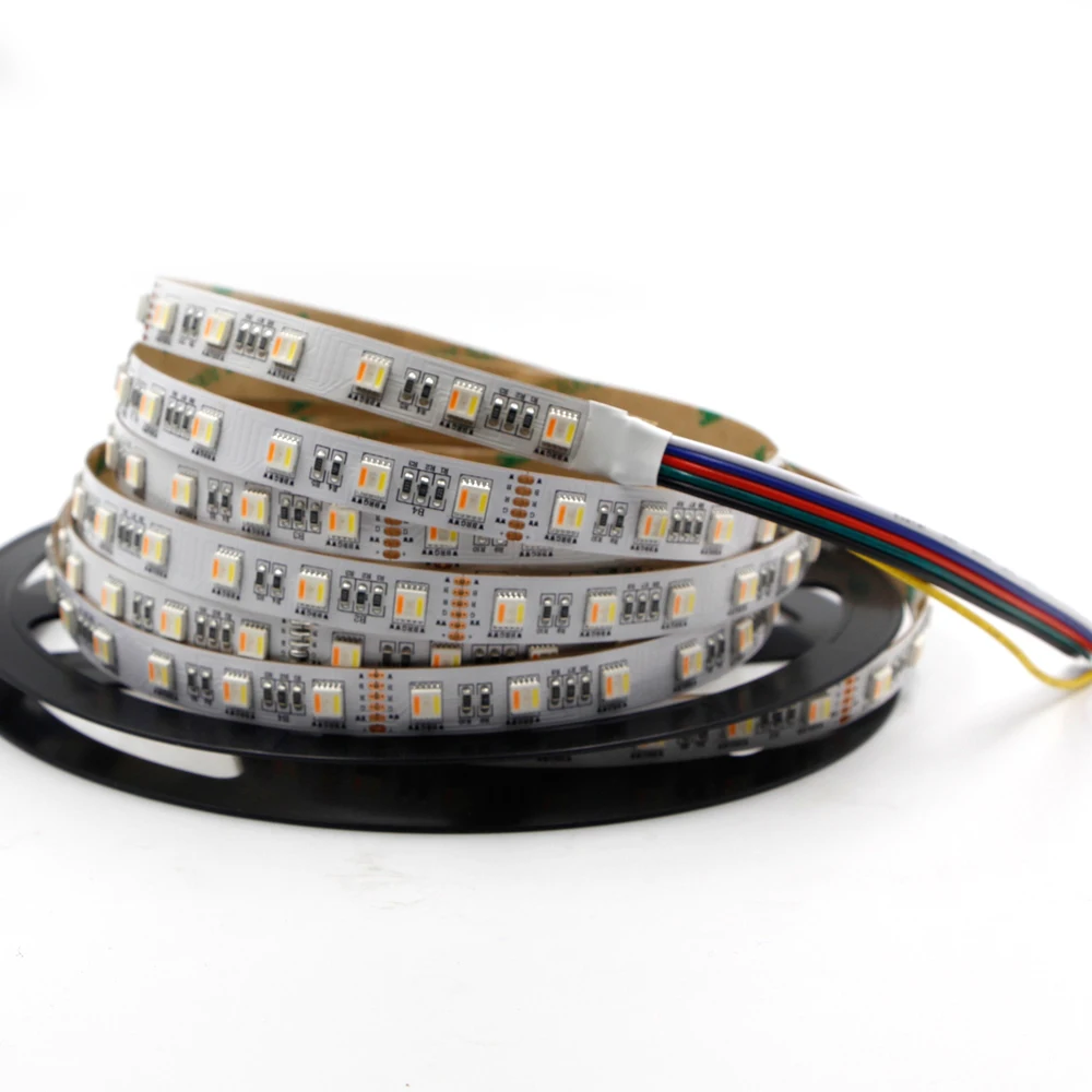 5 м 5в1 Светодиодная лента RGB CCT RGBW 5050 SMD двойная белая температура регулируемая e