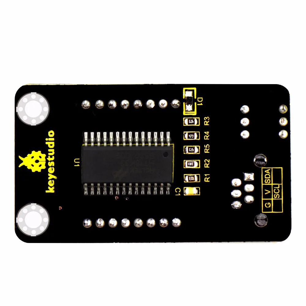 Keyestudio RJ11 EASY plug 8x8 СВЕТОДИОДНЫЙ матричный модуль (выберите адрес) для Arduino |