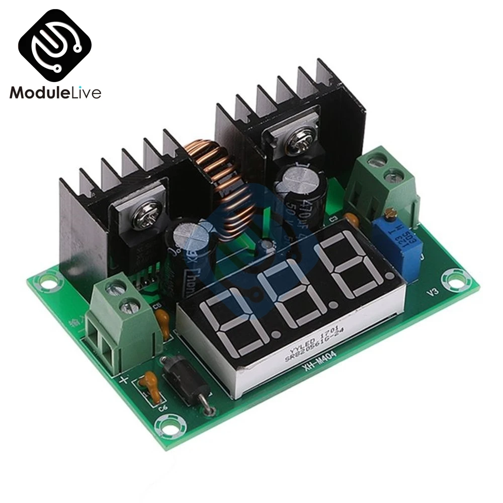 Светодиодный цифровой вольтметр XL4016 LM317 регулятор напряжения XL4016E1 понижающий