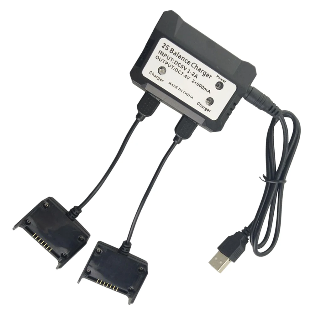 2в1 Lipo батарея 2S 7 4 V USB зарядное устройство зарядный адаптер для MJX Bugs 3 Pro B3pro Holy Stone