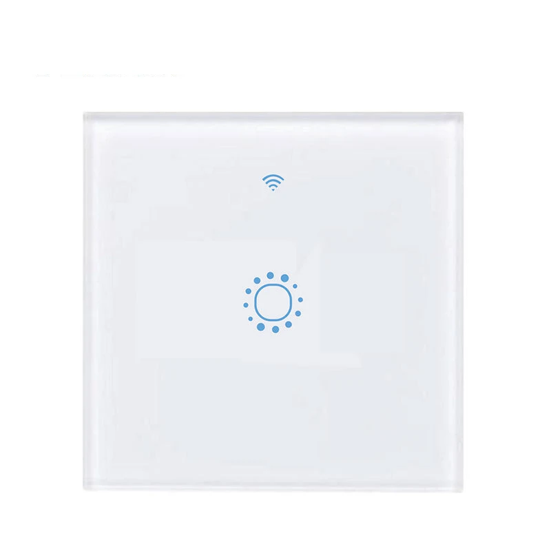 1 gang white EWeLink умный Wifi переключатель ЕС Великобритания беспроводной пульт дистанционного управления работает с Alexa IFTTT Google Home мини модули для автоматизации умного дома - Комплект: 1 gang white