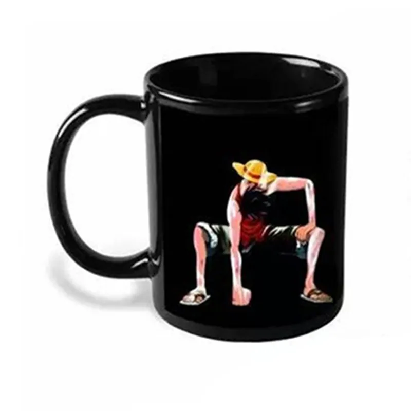 Одна штука Горячая меняющаяся цветная чашка для кофе Mark термореактивный чай