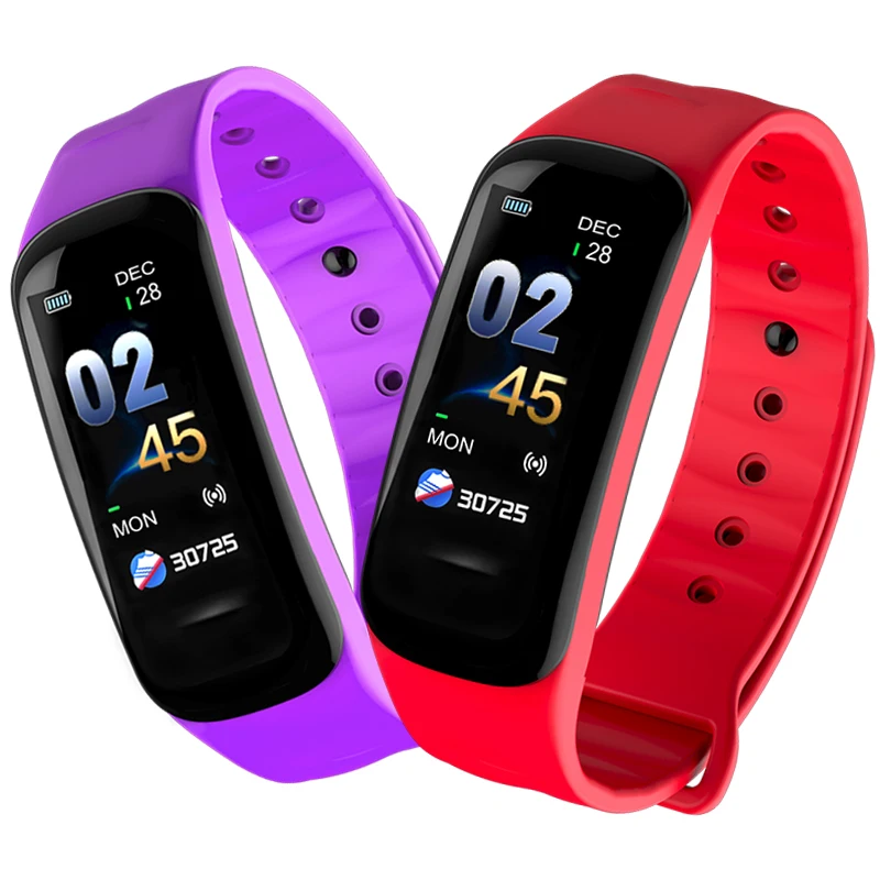 Смарт часы с цветным светодиодным экраном BANGWEI водонепроницаемые спортивные