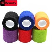1 roll 5450cm disposable self adhesive flex elastic bandage tattoo handle grip tube wrap elbow stick medical tape accessories
