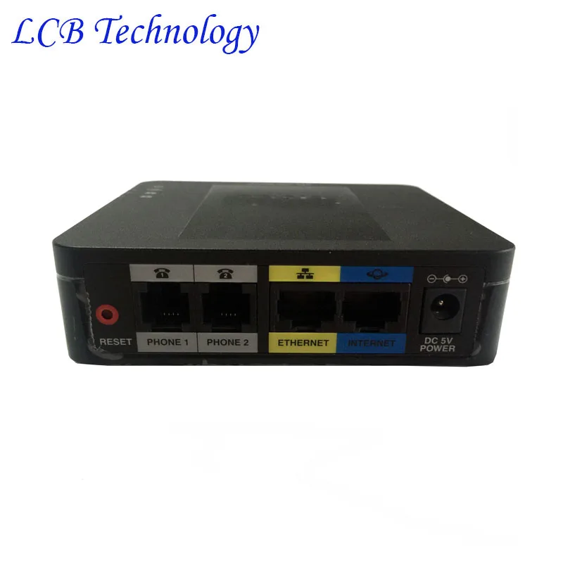 Разблокированный новый телефон Linksys SPA122 2 FXS Lan WLAN ATA Voip речевой адаптер SIP с