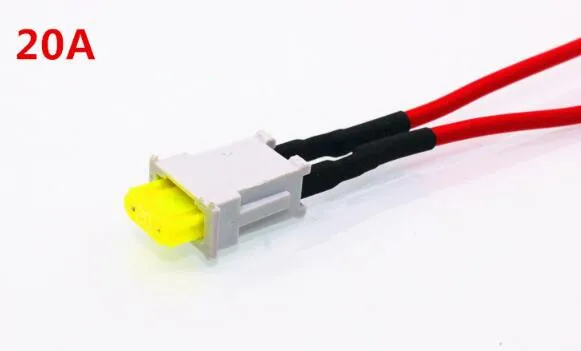 Лиловый Small size Fuse Holder Box Fuse Box Block Car modification fuse socket 5A 10A 15A 20A 25A 30A - Цвет: Лиловый