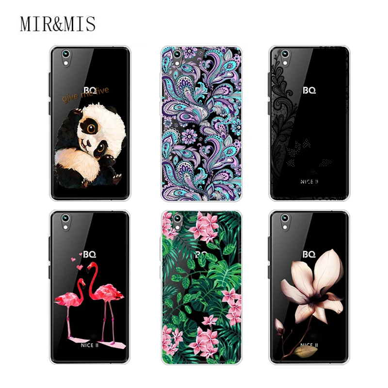 Case For Bq Bqs 5503 Nice II 5.5 Inch Transparent Printing Drawing Silicone Phone Cases Cover Bqs5503 |