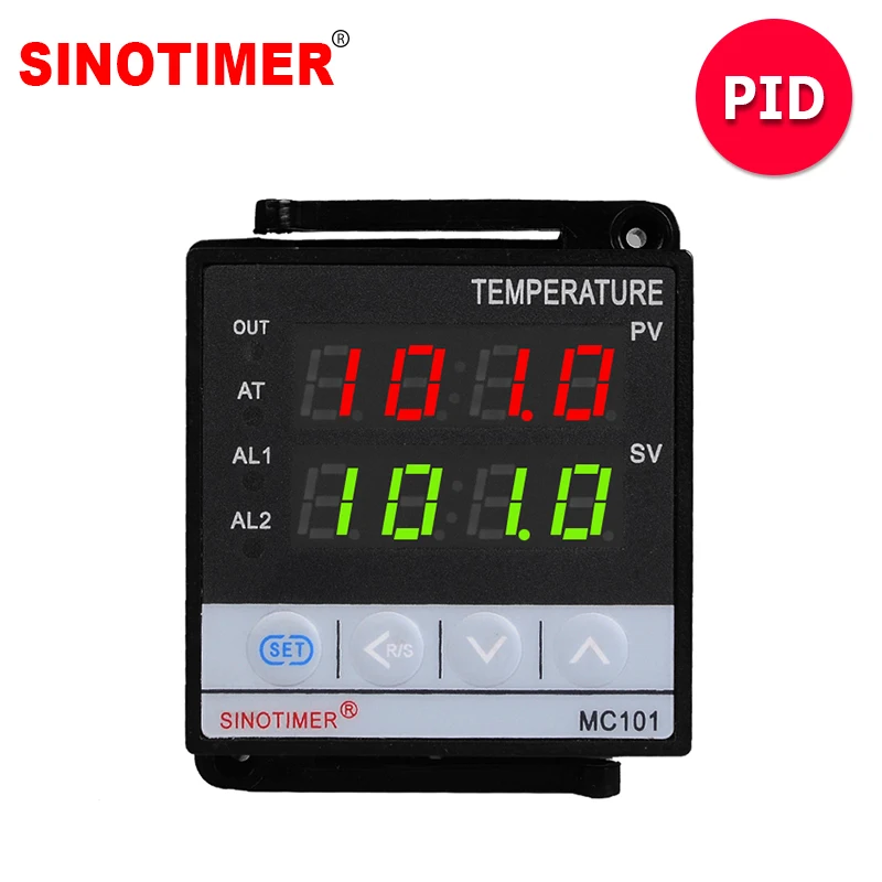 85 265Vac PT100 K термопары Вход цифровой PID термостат Температура контроллер реле + ССР