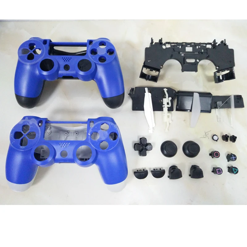 PS4 корпус для игрового контроллера чехол полное покрытие спереди и длинное сзади жесткий верх лампы проектора Sony Playstation 4 Dualshock 4 запасная часть для джойстика Запчасти