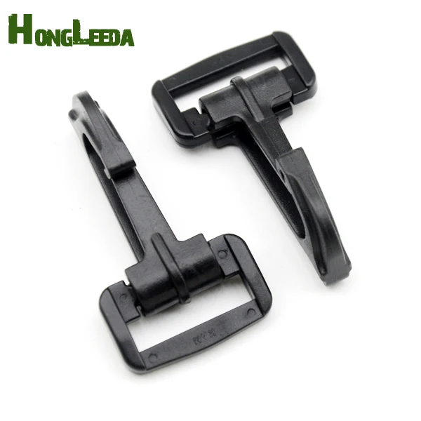 30 шт./лот HLD/M366 25mm 1 дюйм Черный POM пластиковые Пружинные защелкивающиеся крючки