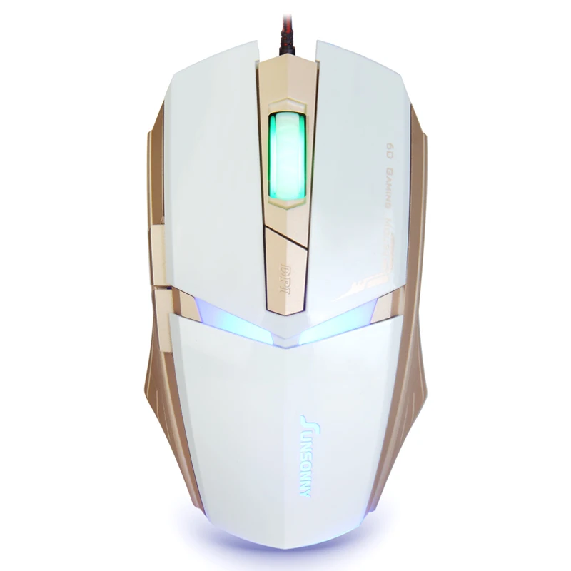 Professional Wired Gaming Mouse 6 Buttons LED 1600DPI USB Optical Gamer Mice for PC Desktop Laptop | Компьютеры и офис