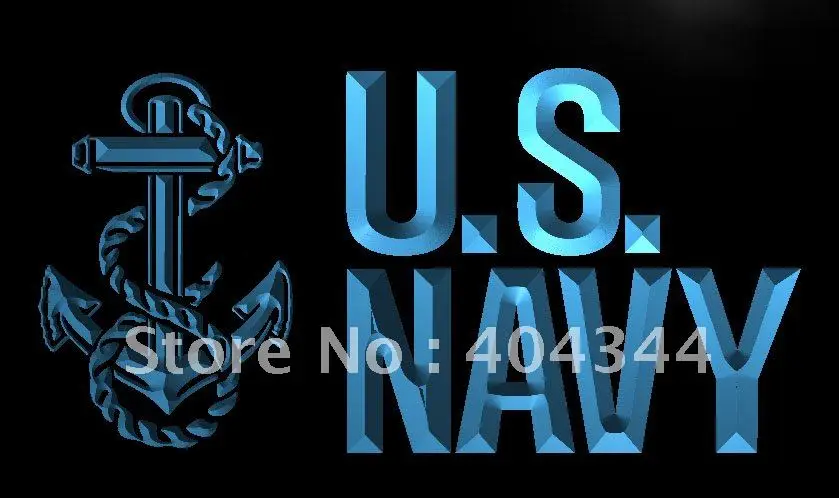 LK944- U.SNavy Морской Декор дома светодиодный неоновый светильник знак | Дом и сад