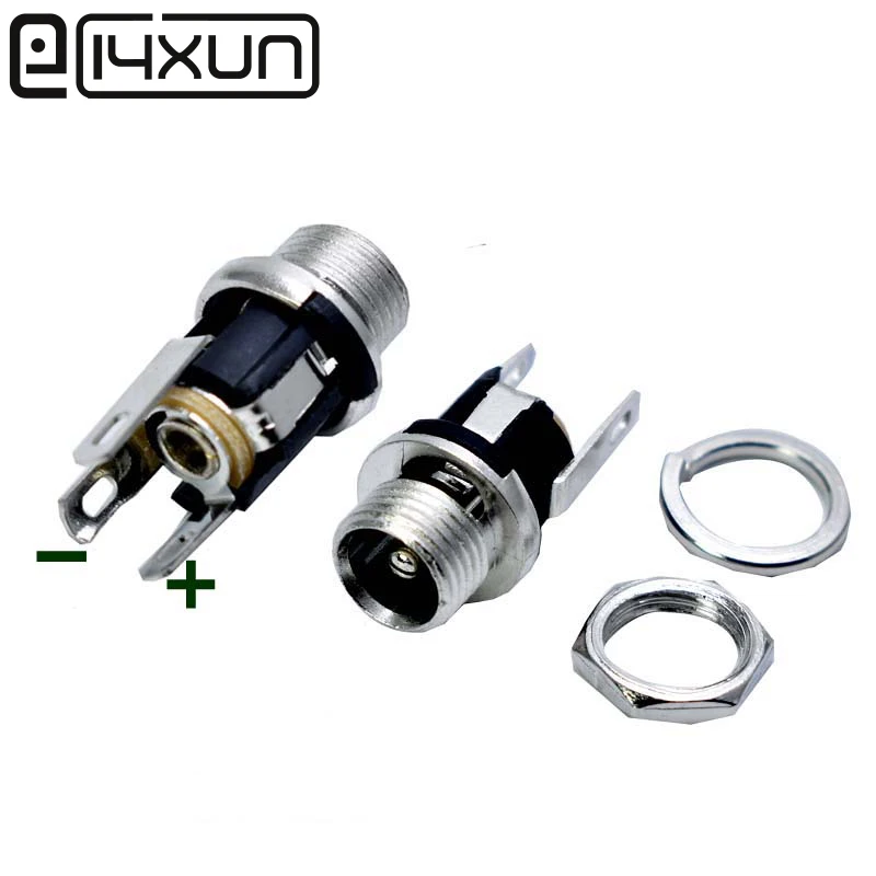 2 шт. DC разъем питания Jack 025 025M 3Pin адаптация размера 5 мм x 1 DC025M|Соединители| |