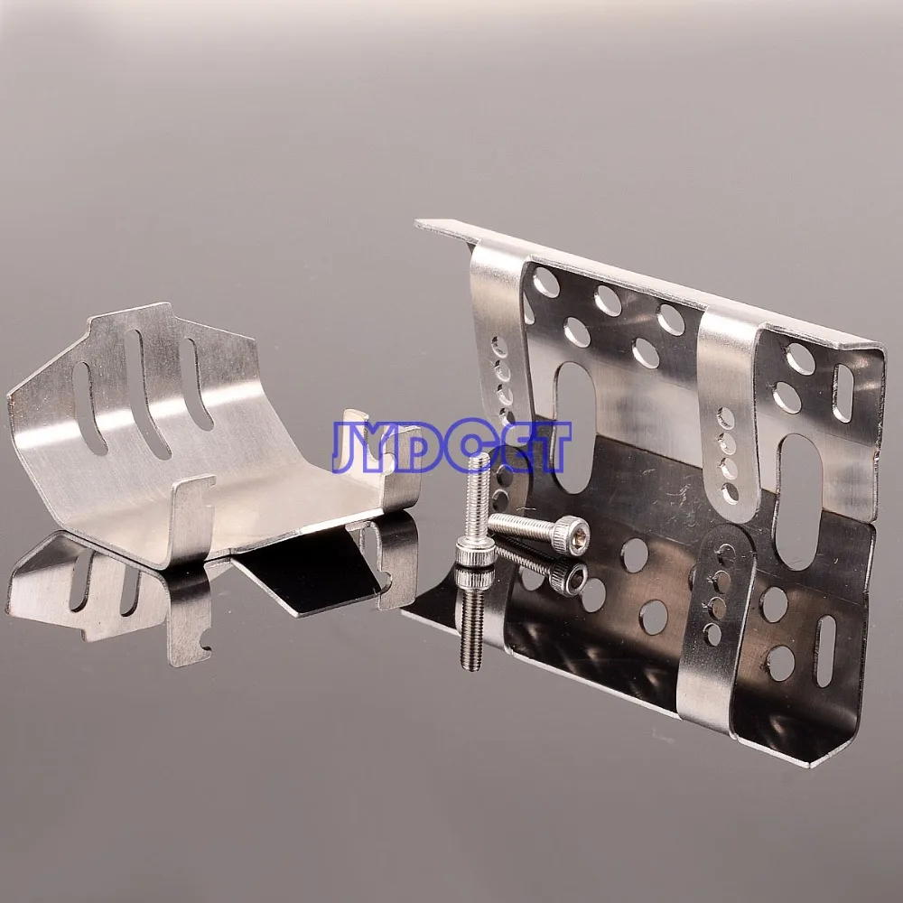 

Stainless Steel Axle Armor Differential Fender Protector & Skid Plate Bumper Bottom Protection For RC 1/10 Car Traxxas TRX-4