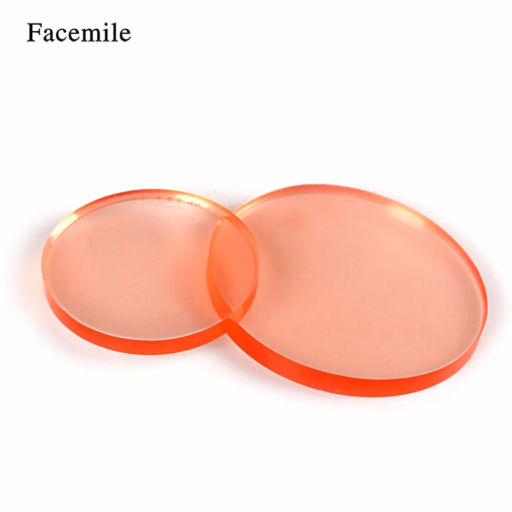 Facemile 2 шт. DIY круглой формы значки инструменты полупрозрачные украшения ручной работы аксессуары силиконовые формы ожерелье эпоксидная Форма торт Декор