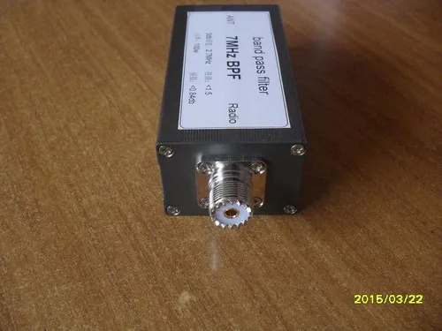 

Free shipping BPF-plus 7.050 Shortwave bandpass filter BPF 7MHz high isolation race band pass filter narrow band sensor