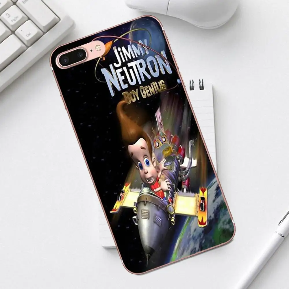 Ультратонкий чехол для iPhone 4 4S 5 5C SE 6 6S 7 8 Plus X XS Max XR Galaxy A3 A5 J1 J3 J5 J7 2017 Jimmy Neutron Boy |