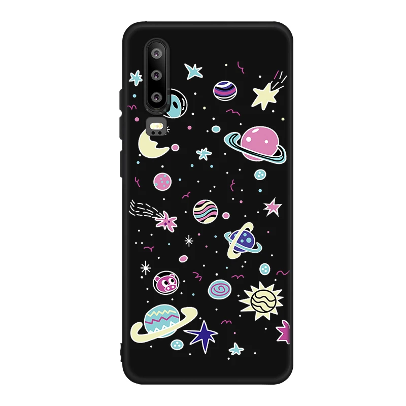 14 Матовый ТПУ чехол для телефона queen с рисунком для huawei Y9 Y6 Y7 Y5 Pro Prime Enjoy 9 Space Planet Capas - Цвет: 14