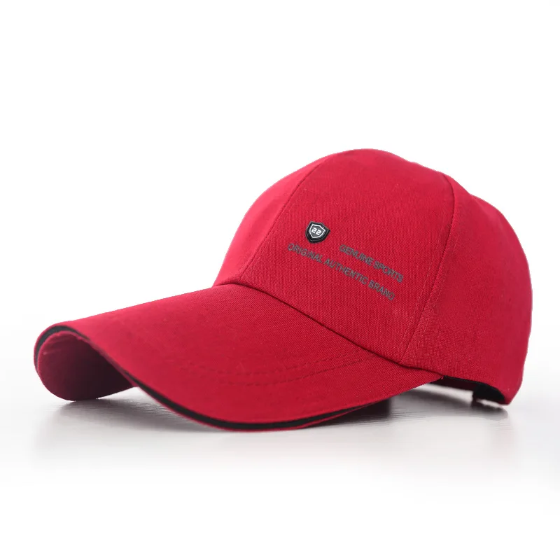 Хлопковая кепка с длинными полями Мужская Спортивная Кепка Snapback для рыбалки