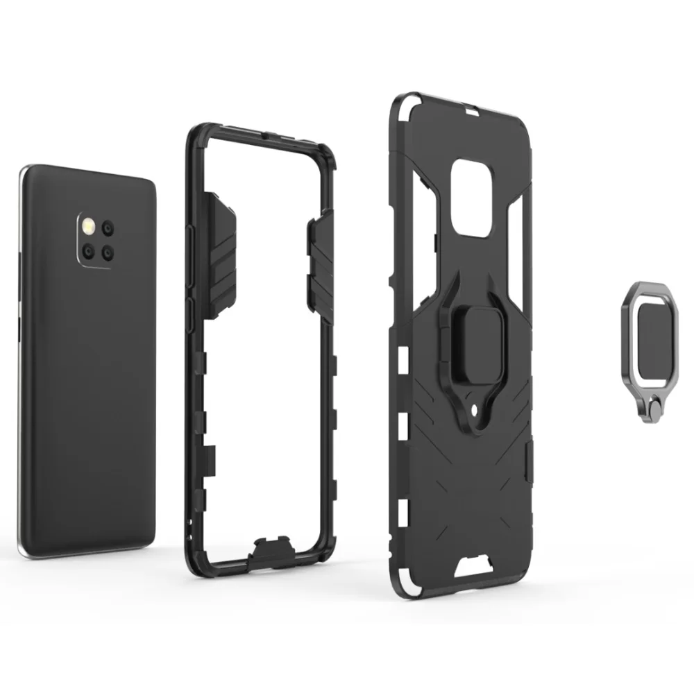 Чехол для Huawei P20 P30 Lite с подставкой и держателем кольца на палец чехол Mate 20 30 Pro 10 9