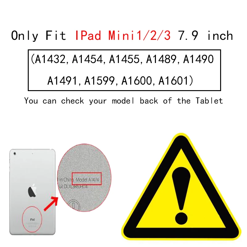 Силиконовый кожаный чехол книжка с рисунком кота для apple iPad Mini 1 2 3|ipad case book|case for