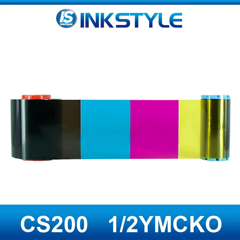 10 шт./лот CS200E половинная панель цветная лента ymcKO 560 принты Совместимость с Hiti CS200