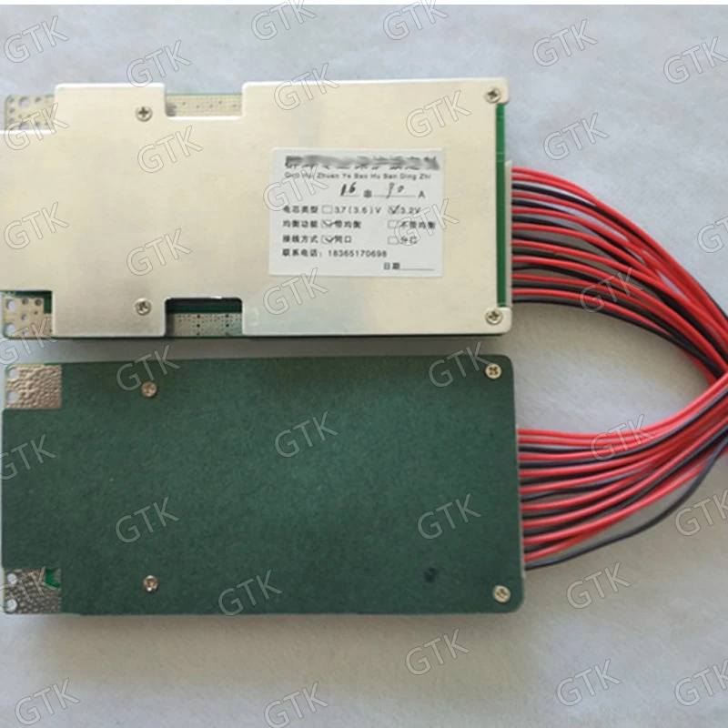 Bms 16s 48v 45A bms lifepo4 90A pcm функция защиты батареи баланс для 1500w 4000w мотор e велосипед ev