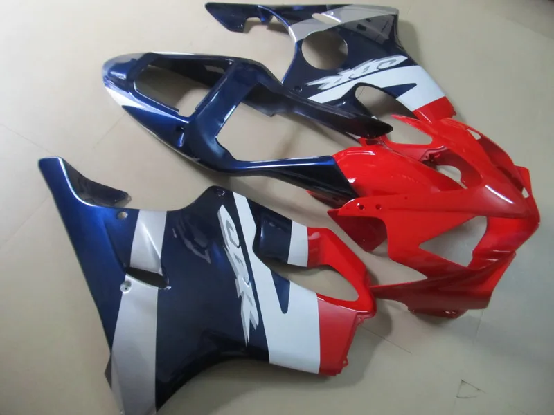 Набор для литья под давлением обтекатель HONDA CBR600F4I 01 02 03 CBR600 F4I 2001 2002 2003 ABS Red White bue