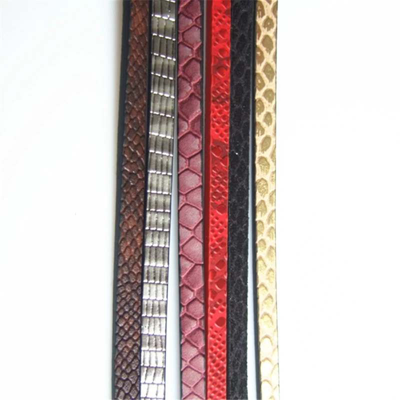 1 метр плоский шнур из искусственной кожи разных цветов для изготовления