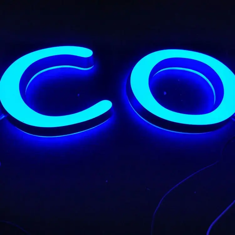 3D на заказ маленькая акриловая светодиодная подсветка магазин имя знак доска |