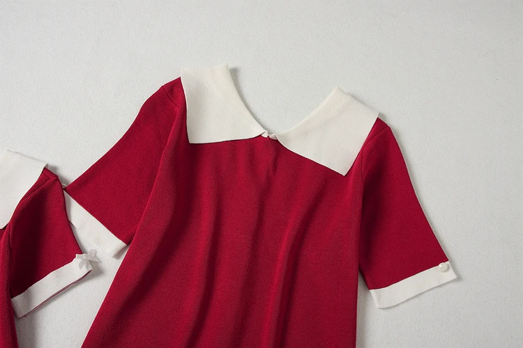 ALPHALMODA/Коллекция года, летняя одежда для родителей, комплекты однобортное свободное трикотажное платье с короткими рукавами для мамы и детей, летнее платье