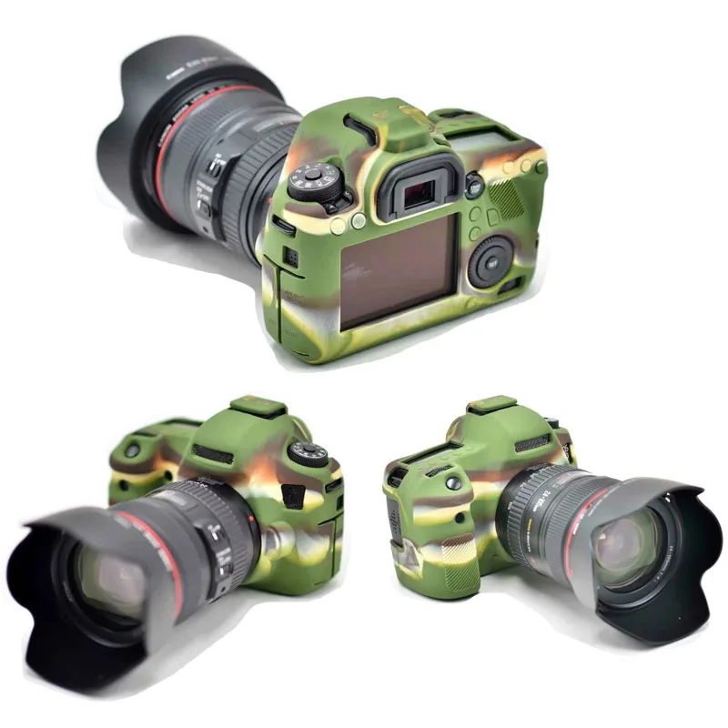 Мягкий силиконовый резиновый чехол для корпуса камеры Canon EOS 6D защитный