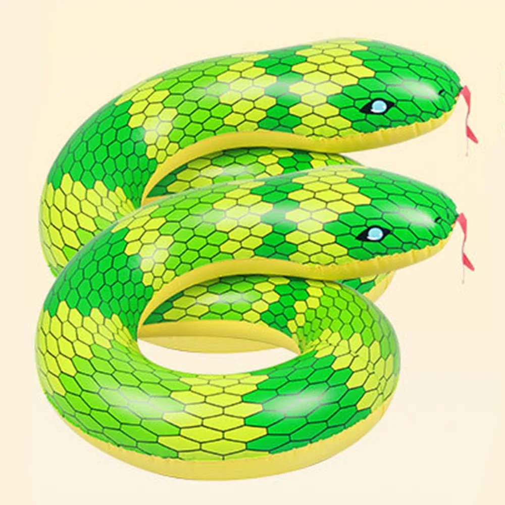 Летнее 3D кольцо для плавания в виде змеи цветной надувной поплавок бассейна