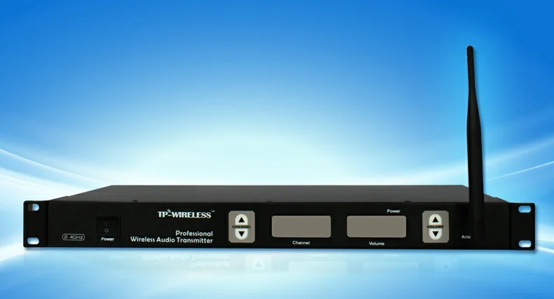 Стойку цифровой Беспроводной Long Range аудио передатчик с RCA или XLR