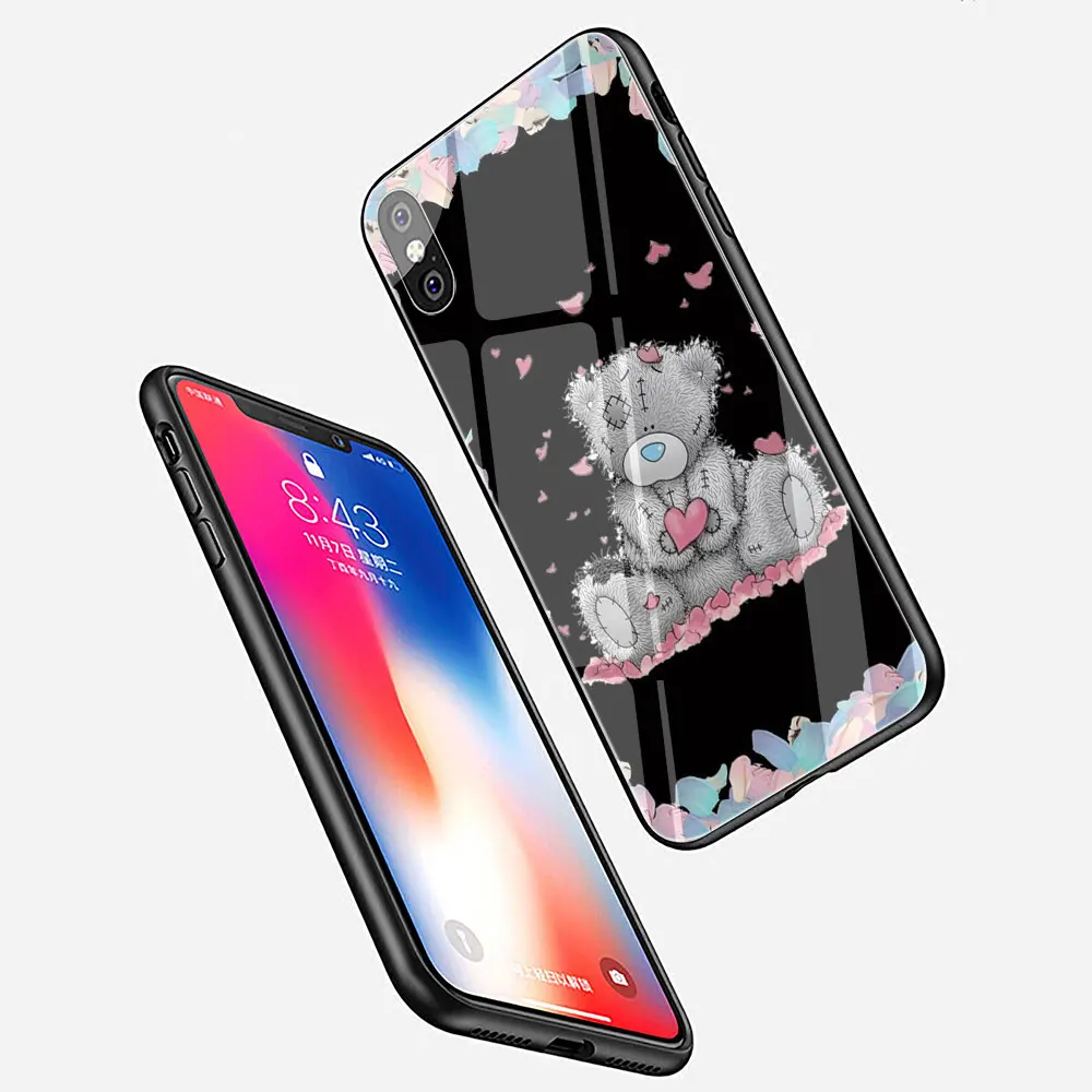 Чехол для телефона Tatty Teddy Bear из закаленного стекла чехол iPhone SE 2020 11 Pro 6 6S Plus 7 8 X XS XR