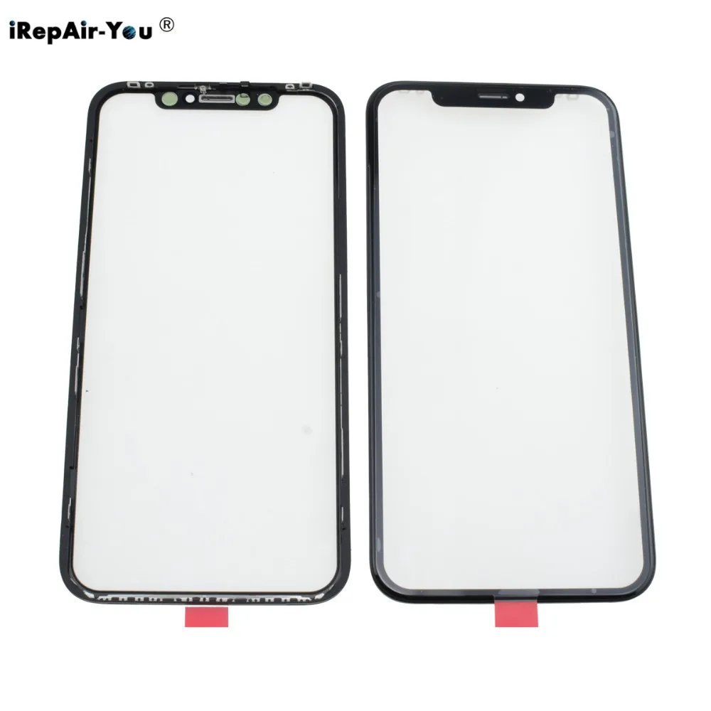 2 шт 3 в 1 LCD экран Переднее внешнее стекло с OCA клеем для iPhone XR 6 &quotстекло со средней