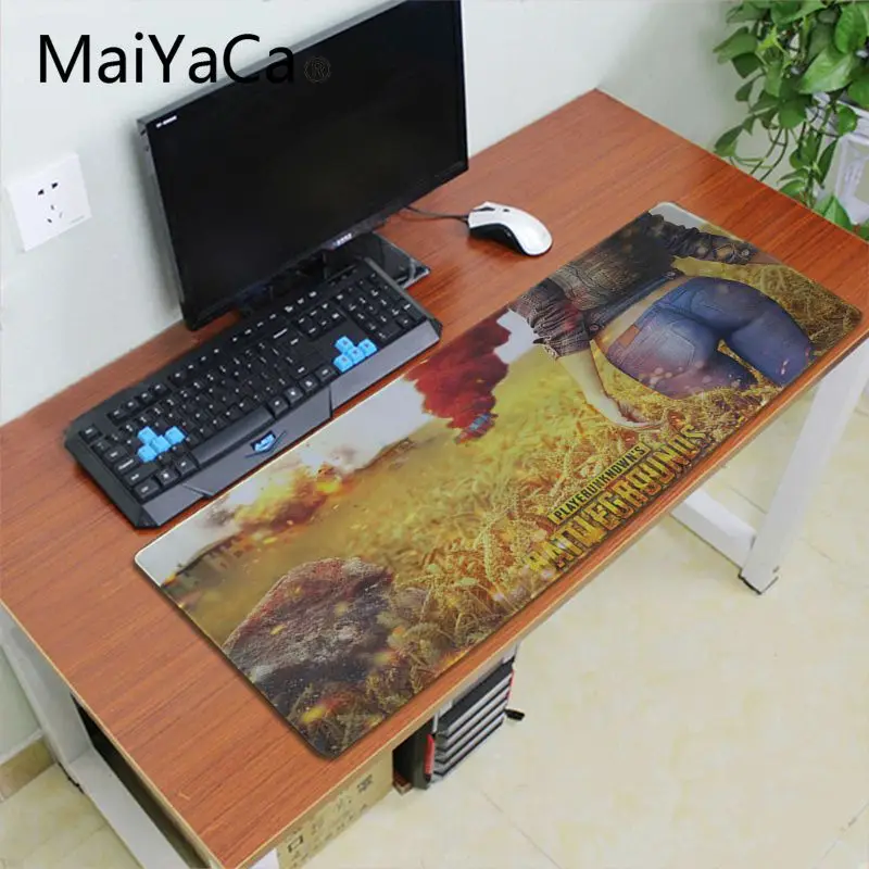 Maiyaca PUBG Playerunknown's Battlegrounds коврик для игровой мыши коврик для ноутбука ПК игровой коврик большой коврик для мыши геймер Коврик для мыши - Цвет: Lock Edge 40X90cm
