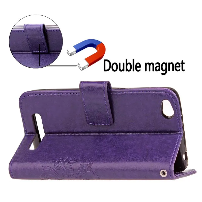 BEFOSPEY Lucky Leaf Leaves Magnetic Wallet Pu Leather Phone Case For Xiaomi Redmi 4A | Мобильные телефоны и аксессуары