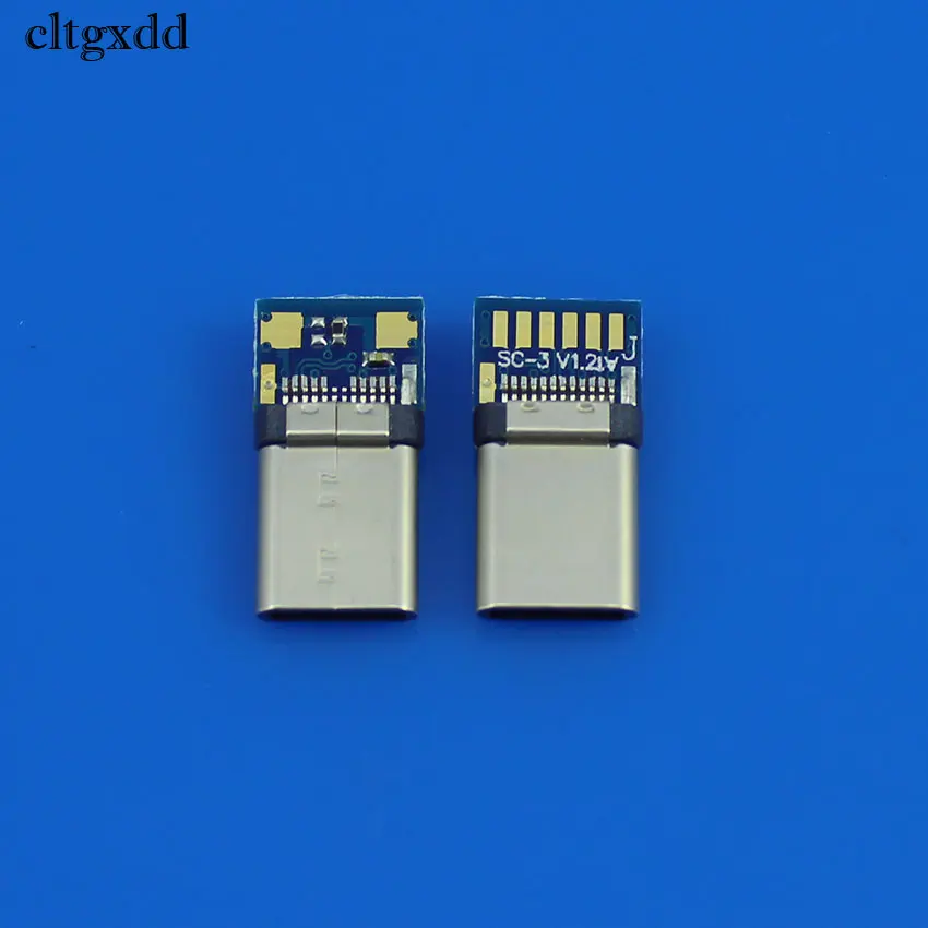 Cltgxdd OTG USB 3.1 сварочный штекер 3 1 Тип C разъем с печатной платой штекерами линиями