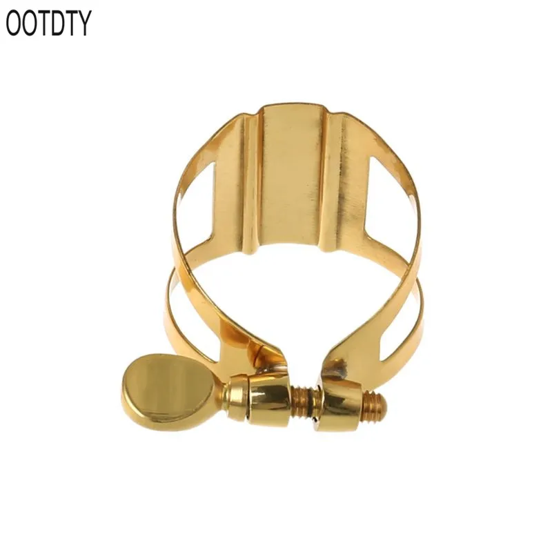 Сопрано альт тенор саксофон кларнет в Bb гибкость Золотая Лигатура мундштука |