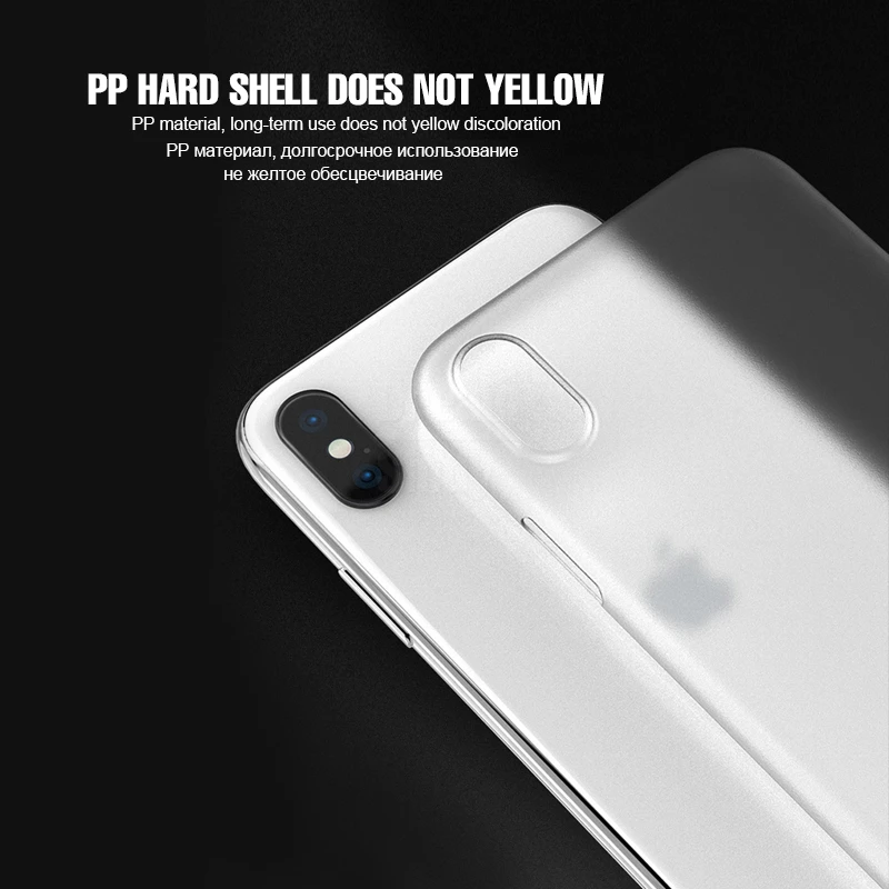 Ультратонкий матовый чехол ONEVAN 0 3 мм для iphone X XS Max XR 11pro противоударный защитный
