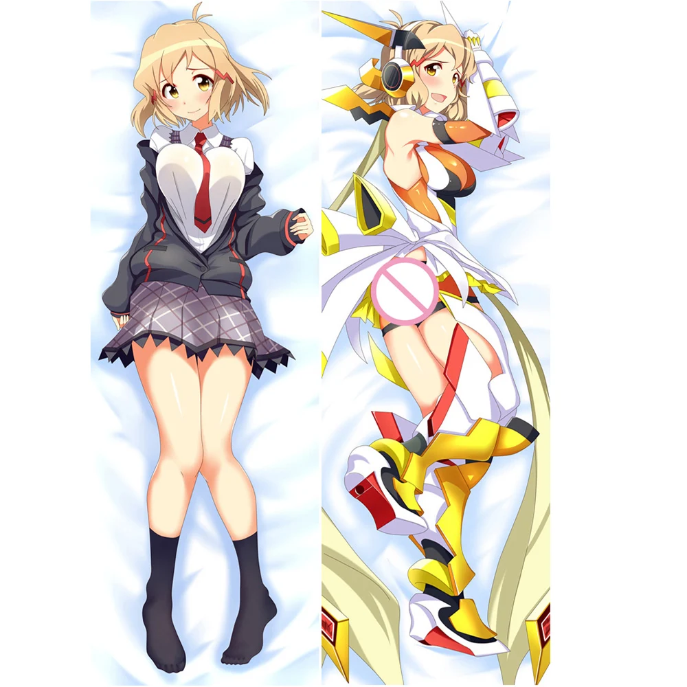 Аниме Symphogear Senki Zesshou наволочка длинная подушка для объятий чехол подушки с